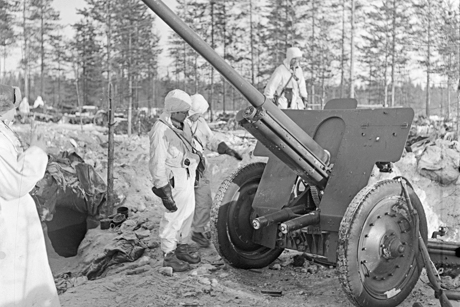 finska vinterkriget 76mm f22 lemetti 1940